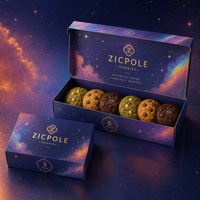 Boîte d'expédition pour biscuits en carton ondulé de qualité alimentaire personnalisée avec rabat de protection pour l'emballage d'expédition de desserts de boulangerie