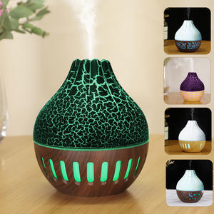 YX-019 Crackled USB Humidifier 5V Mini Home Aromatherapy Diffuser Luminous Finish Less Than 0.5L Water Tank - Product Image 1