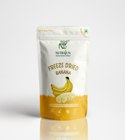 Premium Kwaliteit Zoete Gefreeze-droogde Bananenschijfjes 100% Echt Fruit Snack Natuurlijk Gezond Bulk Klaar om te Eten Chips