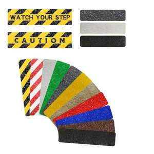 Ruban de signalisation au sol en PVC antidérapant et durable pour entrepôts, usines, intérieur et extérieur, distanciation sociale, personnalisable, bureau, école - Product Image 1