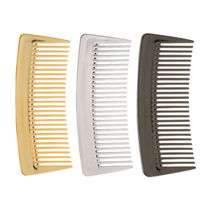 Peigne de voyage portable rectangulaire à dents larges pour salon de coiffure, en plastique, pour la maison, démêlant et antistatique - Product Image 1