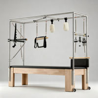 Table de Trapeze en Bois AUGER pour Pilates Commercial, Reformer Cadillac, Équipement de Fitness Professionnel pour Studio