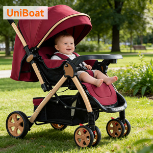 Nouvelle poussette tout-terrain de luxe pour bébé, poussette confortable de marque pour bébé - Product Image 2