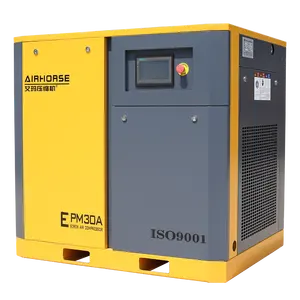 Hoge Kwaliteit 100hp Stille Schroef Luchtcompressor Pm Vsd 7.5kw-75kw Olieloze Roterende Compressor Voor Industriële