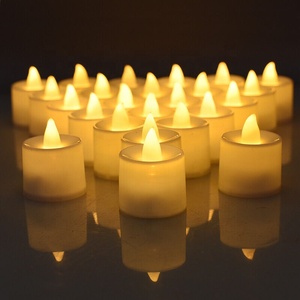 Bougies chauffe-plat <span class=keywords><strong>LED</strong></span> multicolores sans flamme à piles Noël Mariage Décoration intérieure Bougies de Saint-Valentin - Product Image 2