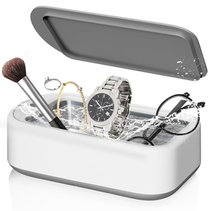 <span class=keywords><strong>Machine</strong></span> de nettoyage de dents de lunettes de bijoux <span class=keywords><strong>à</strong></span> ultrasons portable avec minuterie nettoyeur <span class=keywords><strong>à</strong></span> ultrasons domestique professionnel - Product Image 1