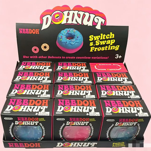 Juguete Antiestrés NeeDoh Donut, Suave, de TPR, Sensorial, para Aliviar la Ansiedad, Precio de Fábrica, Venta al Por Mayor - Product Image 1
