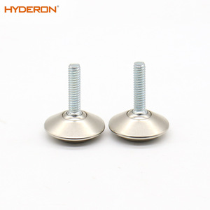 Pieds de meubles réglables Hyderon en acier inoxydable, design moderne pour table, installation facile - Product Image 1