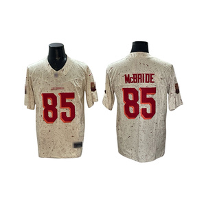 Maglie da Football americano ricamate da uomo a buon mercato all'ingrosso magliette sportive da <span class=keywords><strong>Rugby</strong></span> a pieno titolo #85 KITTLE #15 mahomes - Product Image 5