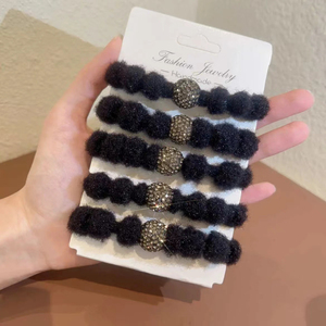 Juego de 5 Lazos para el Cabello de Tela, Elegantes, Sencillos y de Diseño Exclusivo, Lazos para el Cabello de Mujer al por Mayor - Product Image 5