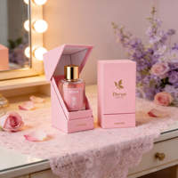 Boîte à parfum de luxe avec un design de tiroir pliable pour flacons de parfum de 30 ml et 50 ml
