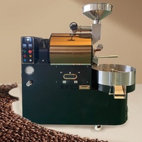 Machine à torréfier les grains de café automatique au gaz et à l'électricité 5-10 kg Utilisation commerciale Équipement de torréfaction du café pour les cafés