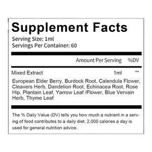 Gouttes de drainage lymphatique liposomales OEM 11 en 1, complément biologique, racine de bardane, échinacée, calendula, liquide oral, <span class=keywords><strong>dosage</strong></span> - Product Image 2