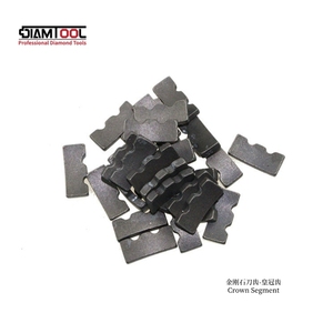 उच्च दक्षता मुकुट आकार हीरा कोर बिट खंड तेजी से ड्रिलिंग उपकरण संगमरमर और कंक्रीट वेल्डेड छेद देखा प्रक्रिया उपलब्ध है - Product Image 5