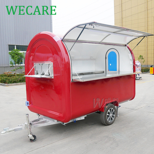 WECARE-Carrito de perritos calientes de café personalizado, móvil, cocina al aire libre, café, pollo frito, Sushi, Pizza, camión de comida, remolque con VIN - Product Image 5