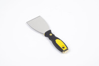 Ensemble de grattoirs multifonctionnels pour la construction, outils en acier inoxydable traité thermiquement, spatule avec manche en fibre de verre durable