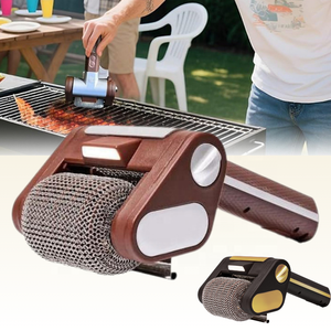 Rechargeable <b>BBQ</b> <b>Tool</b> Stainless Steel Electric Bristle Free Grill Cleaner Spinning Grill Cleaning Brush - Product Image 1