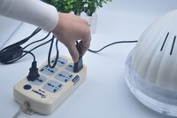Mini humidificateur d'air électrique personnalisable avec lumière nocturne anti-gravité et brume épaisse, diffuseur d'arômes pour chambre de bébé et hôtel