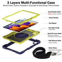 Étui de protection en silicone pour tablette PC à prix d'usine avec béquille rotative et emplacement pour stylet, idéal pour enfants et adultes, compatible Samsung Tab S11