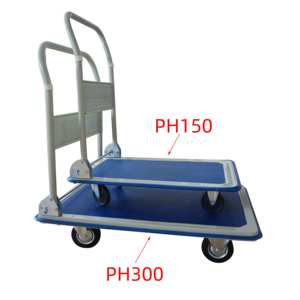 Carretilla de Plataforma Industrial de Acero y Plástico PH150 de 150 kg, con Ruedas de PVC de 4 Pulgadas, Plegable, para Carga y Almacenamiento, OEM - Product Image 4