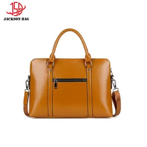 OEM Full-Grain Leather Briefcase Laptop Bags For Man And Woman Handcrafted Official Bag