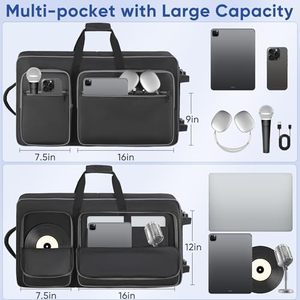 Estuche para Controlador de DJ con Ruedas Compatible con <span class=keywords><strong>DDJ</strong></span> FLX10/<span class=keywords><strong>1000</strong></span>/1000SRT/REV7/REV5/SC LIVE 4/PRIME <span class=keywords><strong>2</strong></span>, Mochila con Ruedas Acolchada y Suave - Product Image 4
