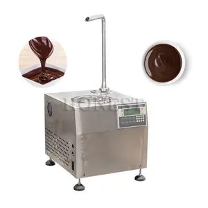 Máquina para hacer chocolate de alto rendimiento/Máquina de templado de chocolate/Máquina de templado continuo de chocolate