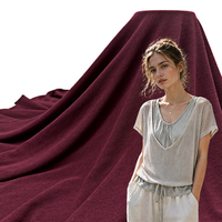 Tissu en maille de rayonne extensible, doux et respirant pour hauts et robes féminins, vêtements de mode imprimables, plusieurs couleurs, vente en gros