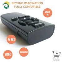 Mini Control Remoto Inalámbrico Multifunción de 9 Botones para Sistema de Audio de TV Inteligente, Repuesto para DVD, Garantía de 1 Año, Alcance de 8-10m