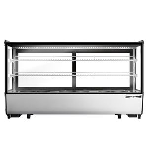 Vitrine réfrigérée de comptoir GGM Gastro - 200 litres - 1220 mm - Rectangulaire - avec 2 étagères - Product Image 5