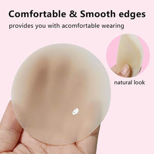 Couvre-mamelons en silicone auto-adhésifs de qualité médicale, réutilisables, opaques, invisibles, pour femmes, taille et logo personnalisés - Product Image 4