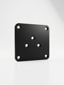 Plaque de fixation en métal pour pieds de canapé, support de montage pour meubles, revêtement en zinc, revêtement en poudre, quincaillerie pour canapé, chaise, table - Product Image 1