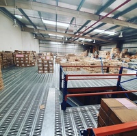 Panneau de plancher de mezzanine en treillis perforé en acier inoxydable, grille ouverte pour entrepôt, anti-rouille et anti-corrosion, directement de l'usine