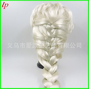 วิกผมเจ้าหญิงเอลซ่าแบบถักเปียสีเงิน อุปกรณ์เสริมชุดคอสเพลย์ LPT0196 - Product Image 3
