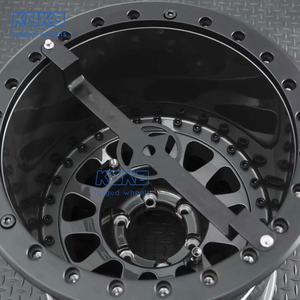 Jantes forgées tout-terrain <span class=keywords><strong>2</strong></span> pièces de haute qualité KBKB 17*10J 15*10J 12J 14J 15J 18J ET -100 en aluminium 6061 T6 pour TOYOTA et Ford F250 F350 - Product Image 4