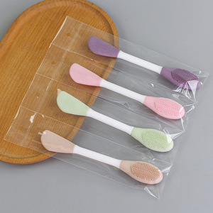 Spazzola Detergente Viso in Silicone a Doppia Testa con Testina in Gomma Morbida TPR, Personalizzabile con Logo Privato, OEM, <span class=keywords><strong>per</strong></span> Maschere di Fango, Nuova - Product Image 2