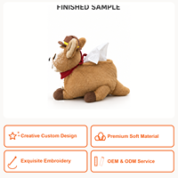 Porte-clés en peluche personnalisé chien bouledogue dessin animé OEM ODM 10cm, pendentif mignon en peluche, breloque de sac, poupée chiot, cadeau promotionnel rouge