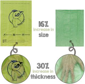 Bolsas Biodegradables para Excremento de Perro a Base de Almidón de Maíz 100% a Prueba de Fugas, Gran Venta - Product Image 6