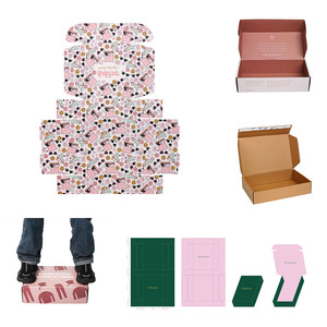 Custom Printed Corrugated <strong>Cardboard</strong> Box Flat Shipping <strong>Boxes</strong> Premium Mailer Corrugated Hard Paper Gift Box Packaging for Clothing - Product Image 1