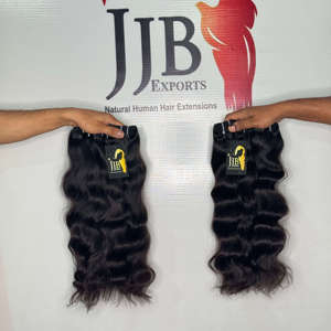 Extensiones de Cabello Natural Ondulado, Cabello Humano Indio Virgen Ondulado con Cutícula Alineada, Extensiones de Cabello Natural Ondulado sin Procesar - Product Image 2