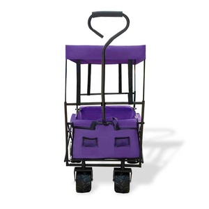 Kereta Dorong Bayi Roda Besar Roda Segala Medan Kanopi Lepas Pasang Penyimpanan Ekspansi Tempat Minum Kereta Dorong untuk Berkemah - Product Image 2