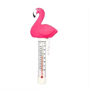 Bonito termómetro de piscina flotante para el hogar, forma de Flamenco de pez pato, medidor de temperatura del agua para spa de bañera de hidromasaje - Product Image 2