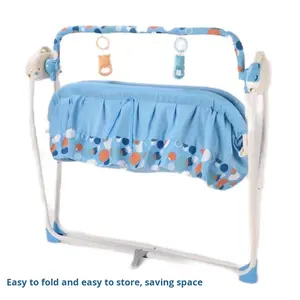Cuna Eléctrica para Bebés de 0 a 24 Meses, Cuna Relajante, Silla <span class=keywords><strong>Mecedora</strong></span> Automática para Dormir - Product Image 6