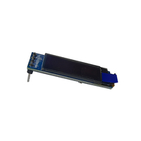 Pantalla OLED de 0.91 Pulgadas 128x32, 4 Pines I2C, Blanca y Azul, Pequeña, SSD1306, Módulo Micro OLED Microtech, 3.0-5.0V, Uso Industrial