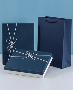 Luxury White Cardboard Clothes Shoes Packaging <strong>Small</strong> Folding <strong>Paper</strong> Gift <strong>Box</strong> With Ribbon - Product Image 3