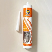 GORVIA FR S306EL Composé acrylique ignifuge avancé à forte adhérence pour les ouvertures de tuyaux, les passages de câbles, le scellant acrylique ignifuge pour bâtiments