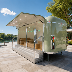 Remorque alimentaire personnalisable avec éclairage LED, cuisine complète, chariot de <span class=keywords><strong>concession</strong></span> pour glaces, café et restauration rapide - Product Image 5