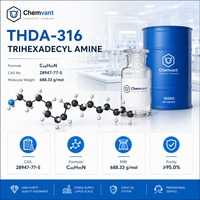 THDA-316 Amines trihexadécylées de haute pureté 95% CAS 28947-77-5 Amines tertiaires pour intermédiaires chimiques et tensioactifs