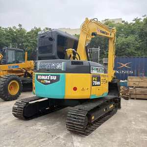 Mini-excavatrice Komatsu PC78 de 7 tonnes, hydraulique, sur chenilles, avec flèche pivotante gauche-droite, à vendre - Product Image 6