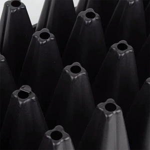 Vassoio per Semina in Plastica Nera Biodegradabile Resistente, Quadrato, con 128 Celle per Germinazione - Product Image 4